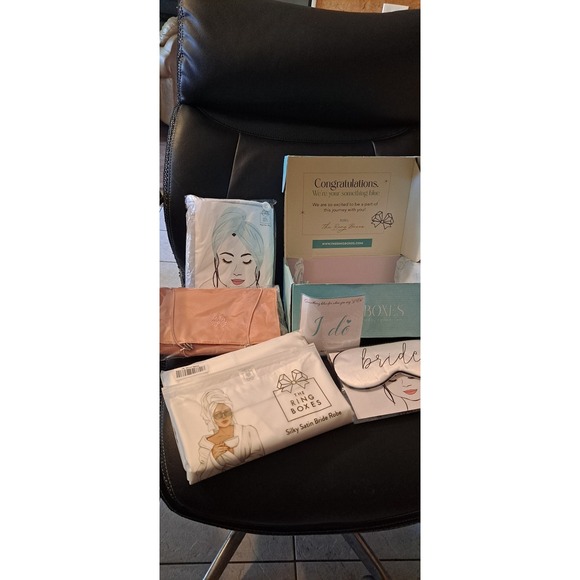 The Unbranded Brand Other - The Ring‎ Box Bridal Gifts, Sleep Mask, Shoe Decal, Robe, Makeup Bag